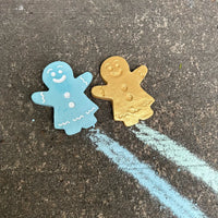 Gingerbread Man Handmade Sidewalk Chalk