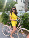 Women's Romper Cheerful Yellow