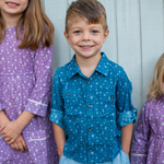 Button up in Star Blue