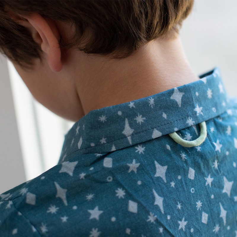 Button up in Star Blue