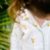 Kid's Pajama Set - Cotton Tail with Grass Piping