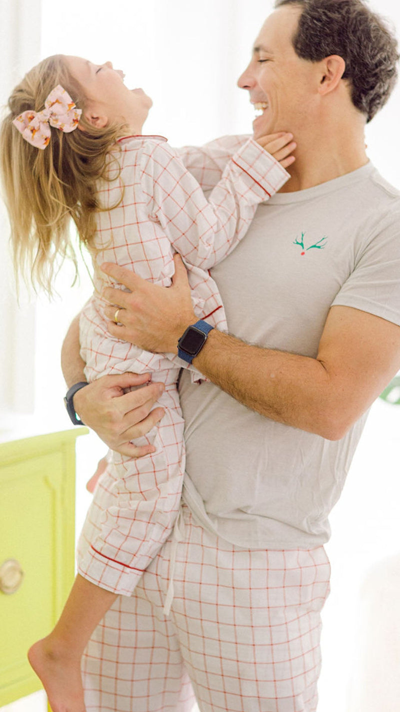 Kid's Cupid's Check V-Day Pajama