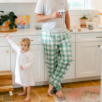 Men's Buffalo Check Pajama in Wintergreen