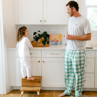 Men's Buffalo Check Pajama in Wintergreen