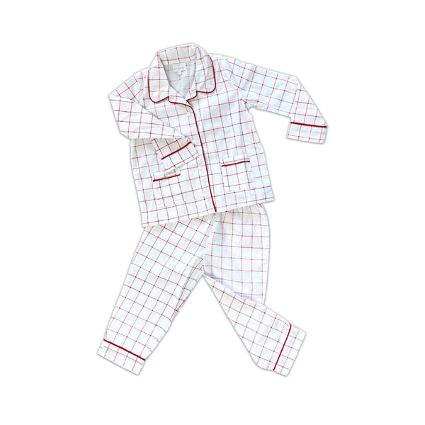 Kid's Cupid's Check V-Day Pajama