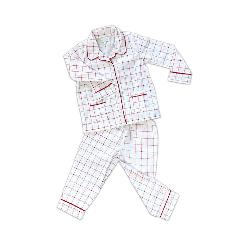 Kid's Cupid's Check V-Day Pajama