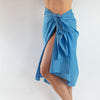 The Sarong - Swiss Dot Butterfly Blue