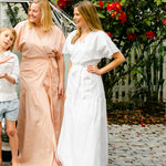 The Women's Wrap Dress - Cloud