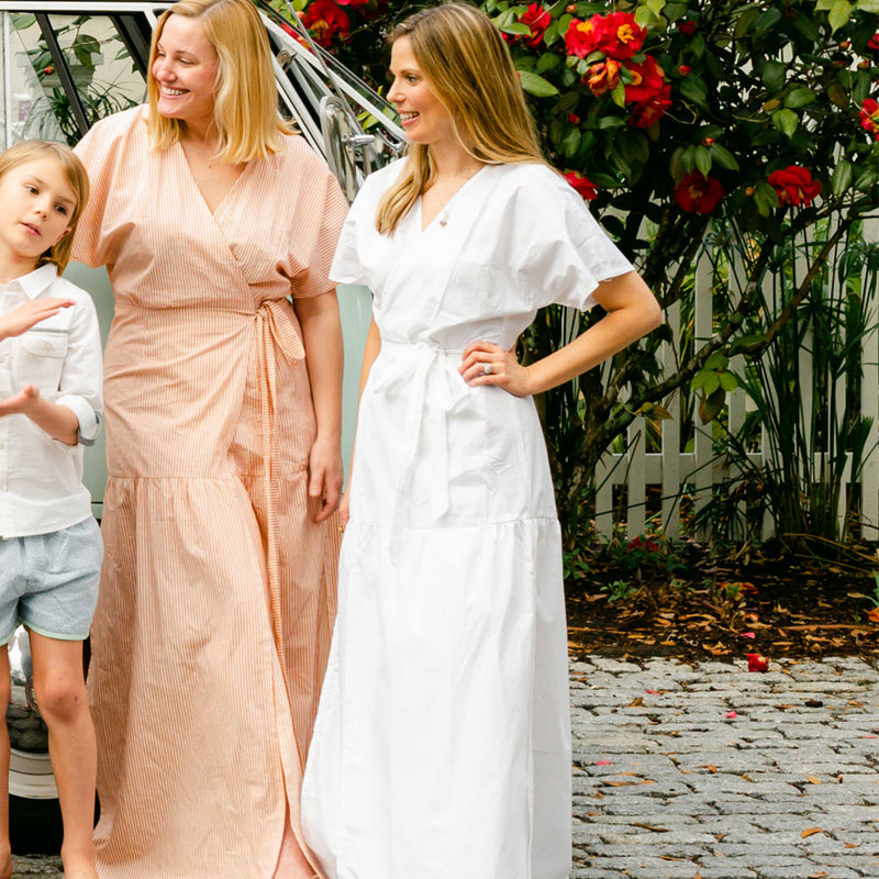 The Women's Wrap Dress - Cloud