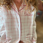 Kid's Cupid's Check V-Day Pajama